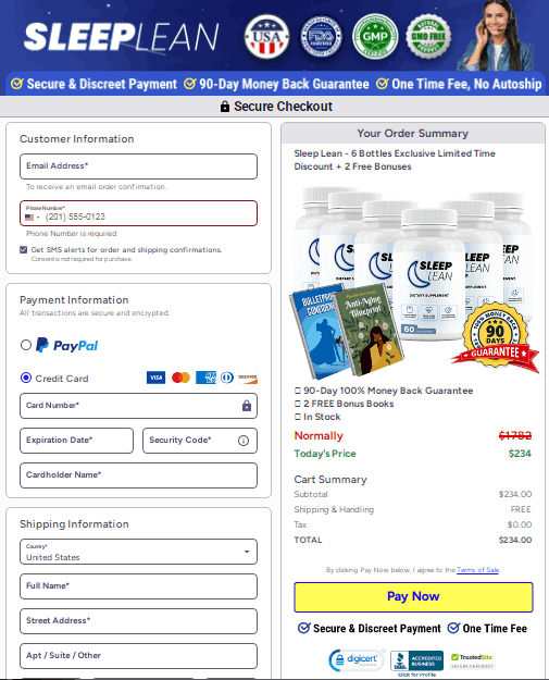 Sleep Lean-Secure-Checkout